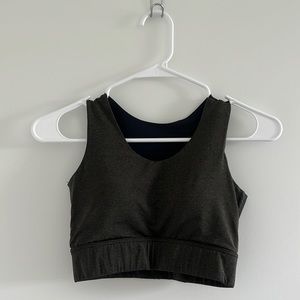 Satami Sports Bra. Size M.  Dark Green (front)